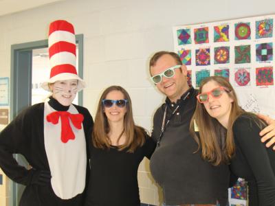 Teachers with the Cat in the Hat