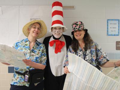 teachers with the Cat in the Hat